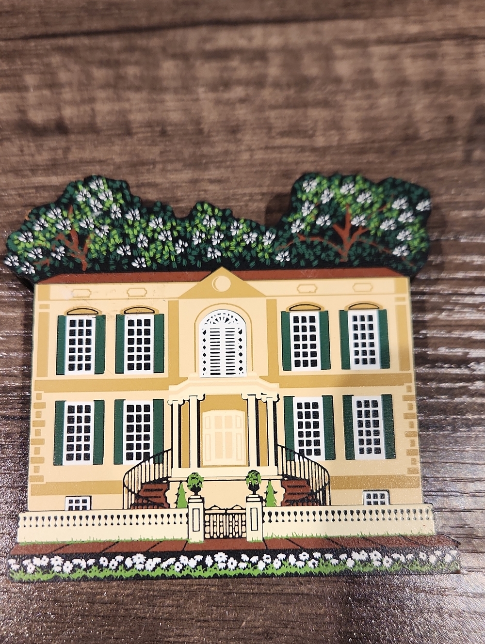 EUC Vtg. 2006 Shelia Owens-Thomas House Savannah, GA Custom Wood Decor